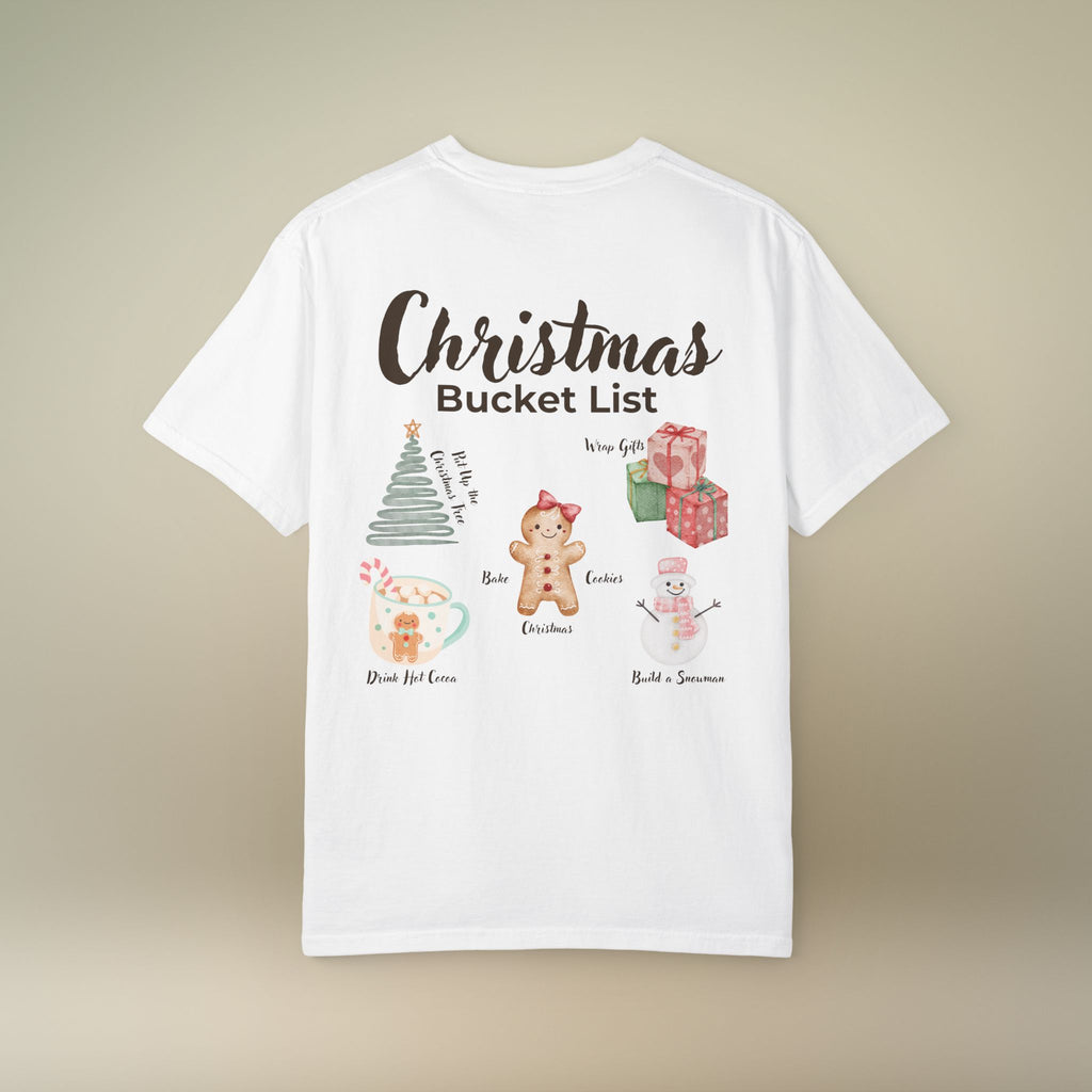 Christmas Bucket List Graphic Tee