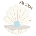 Seashell Pearl Sticker