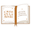 Nuevos Comienzos Book Sticker