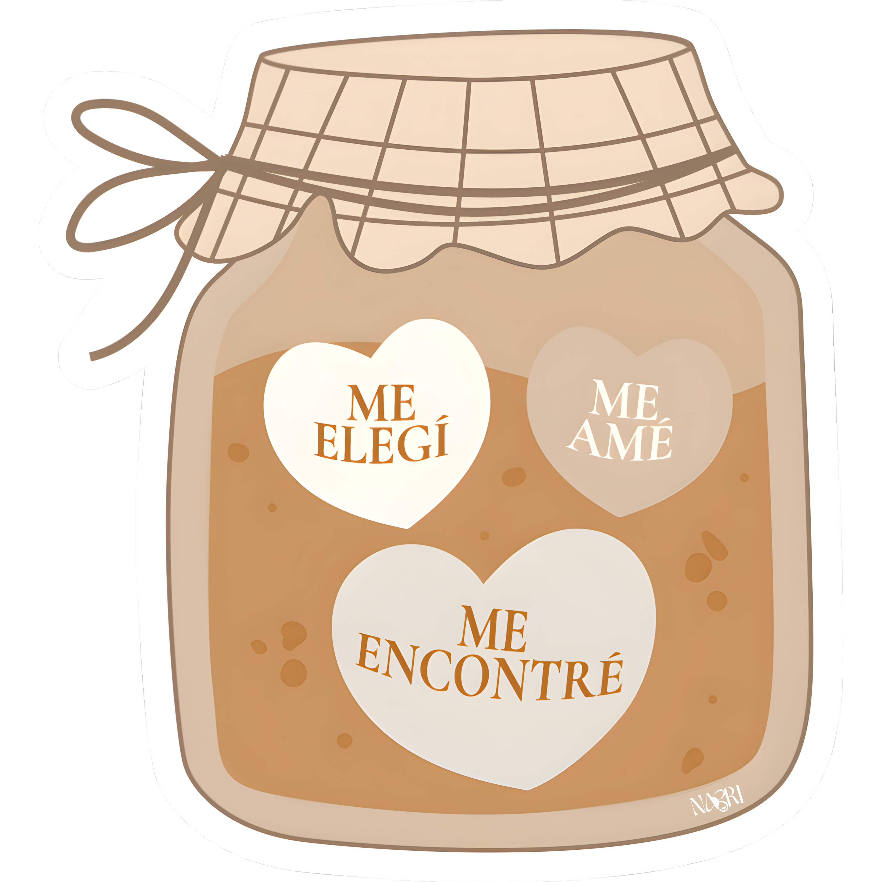 Self-Love Jar Sticker