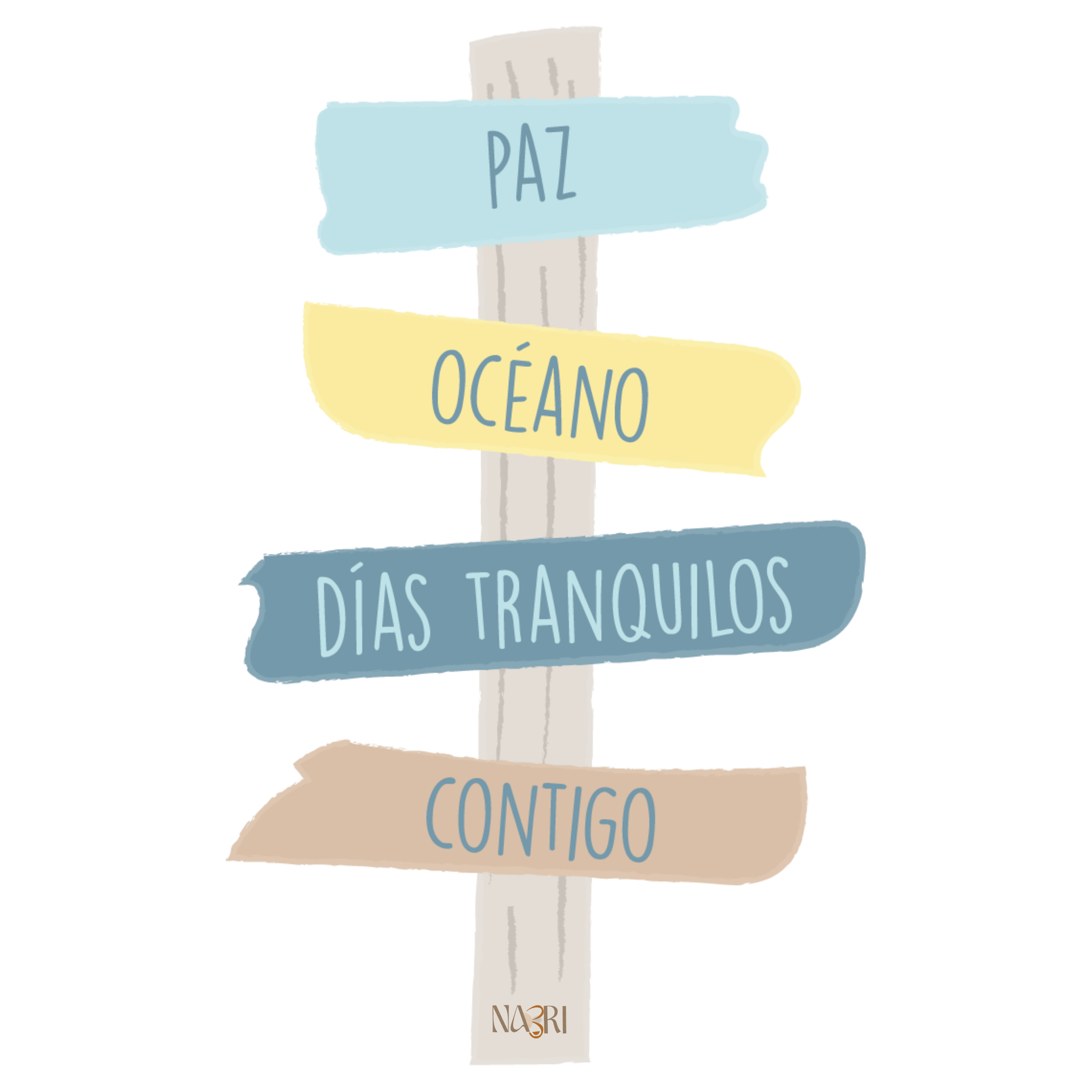 Beach Sign Sticker