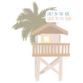 Beach Lifeguard Tower Sticker