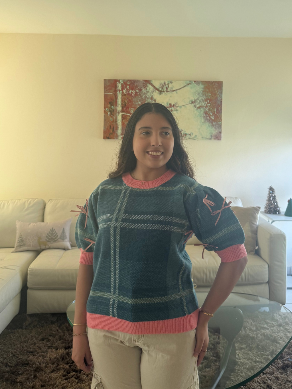 Winter Plaid Sweater