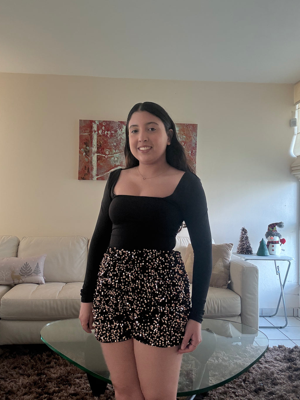 Holiday Chocolate Shine Shorts