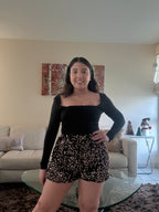 Holiday Chocolate Shine Shorts