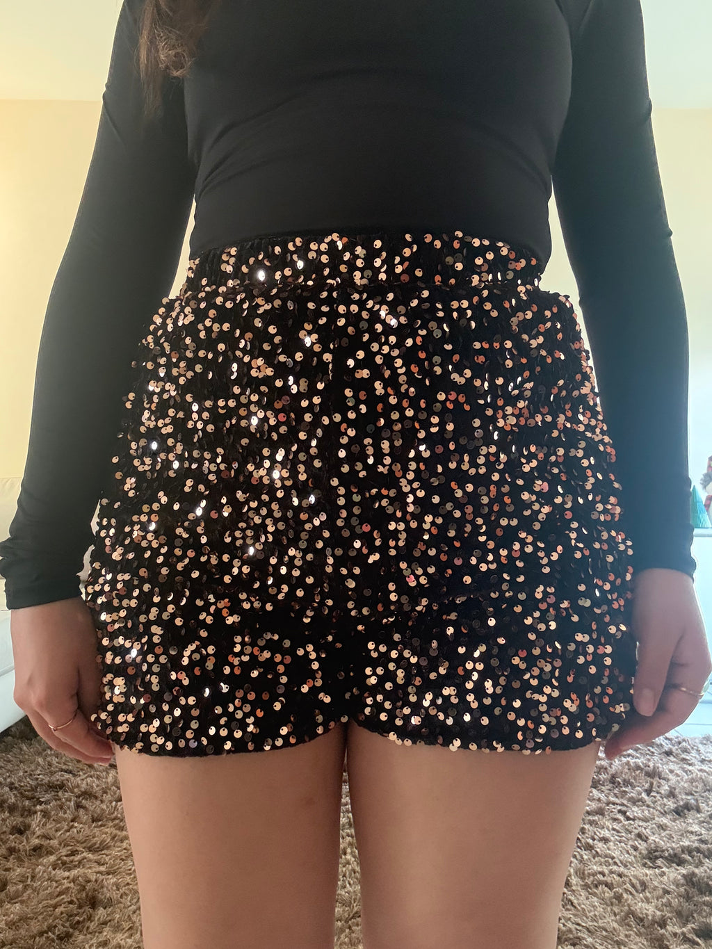 Holiday Chocolate Shine Shorts