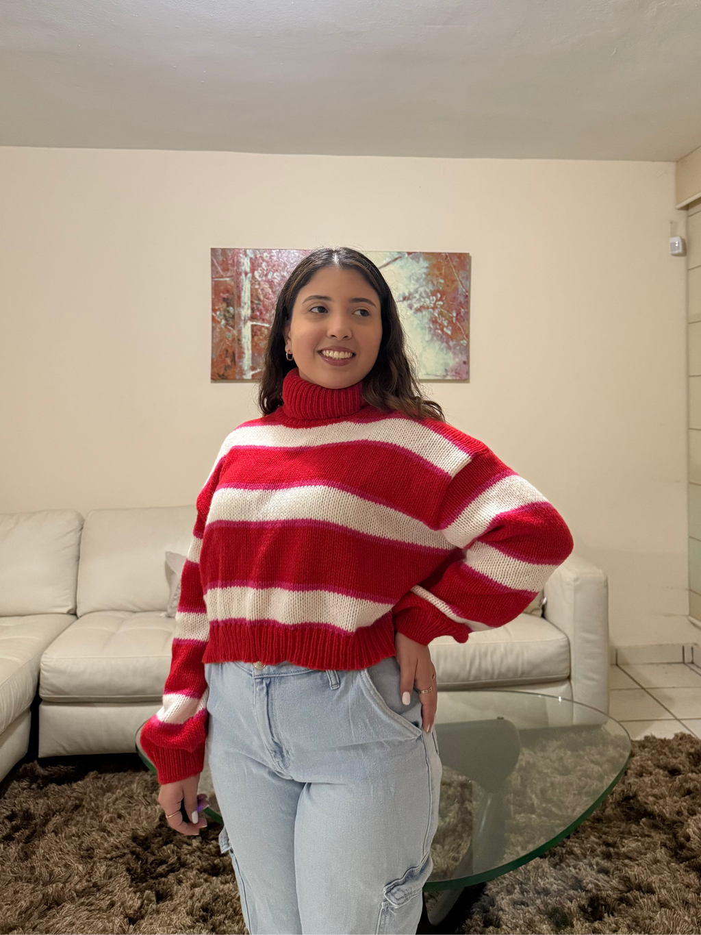 Candy Cane Stripe Sweater