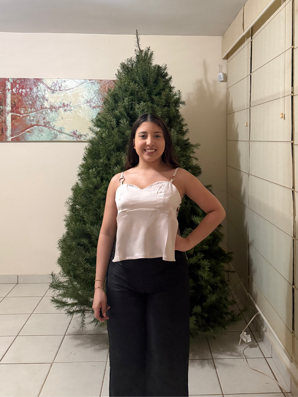 Bella Satin Cami Top